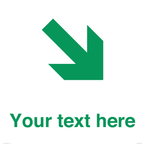 Custom Safe Condition inverse: Green Down right arrow